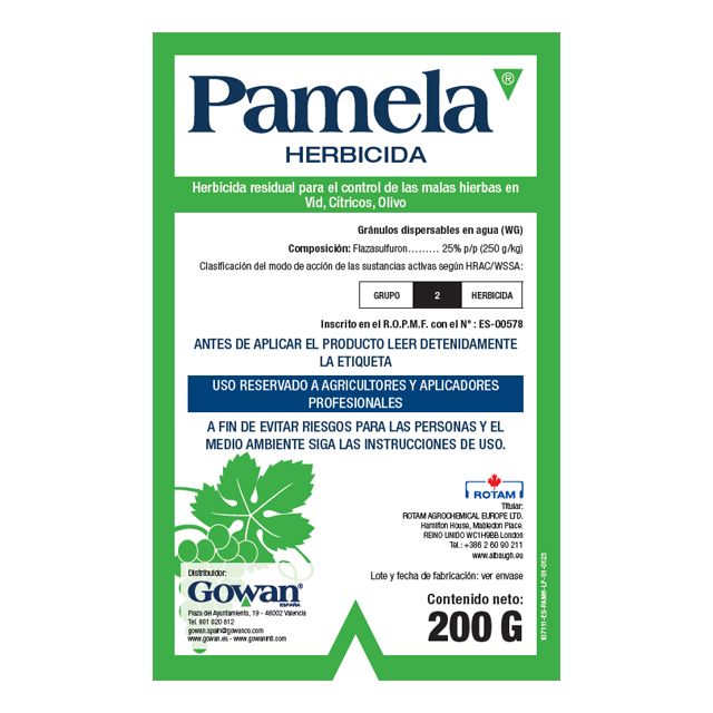 PAMELA (flazasulfuron 25%)